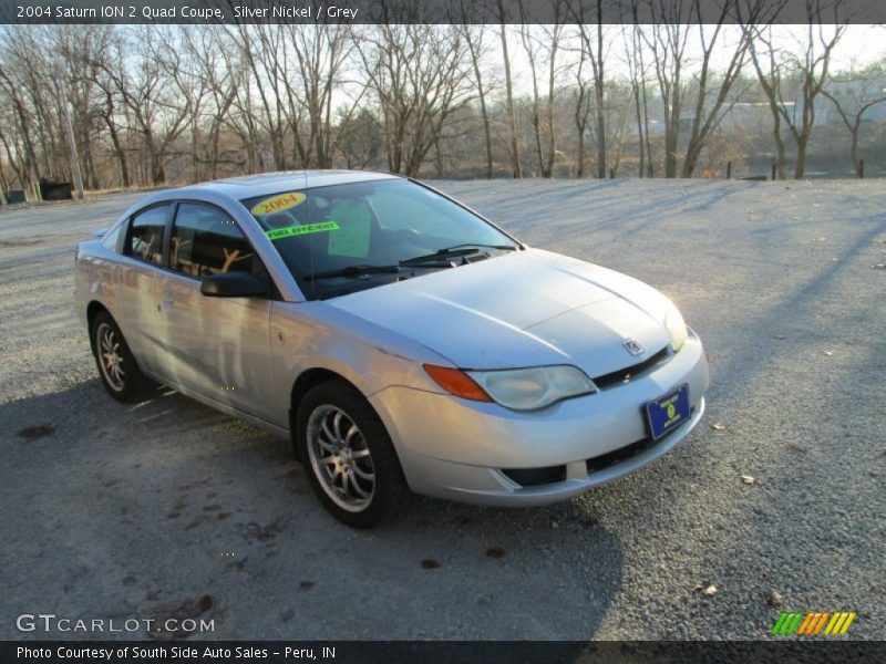Silver Nickel / Grey 2004 Saturn ION 2 Quad Coupe