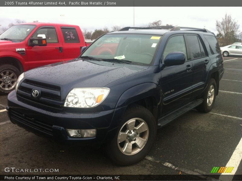 Pacific Blue Metallic / Stone 2005 Toyota 4Runner Limited 4x4