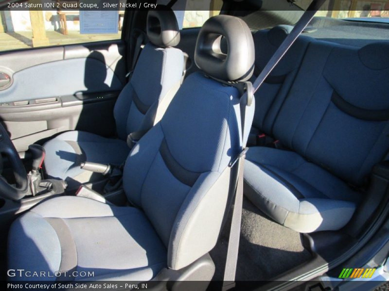  2004 ION 2 Quad Coupe Grey Interior