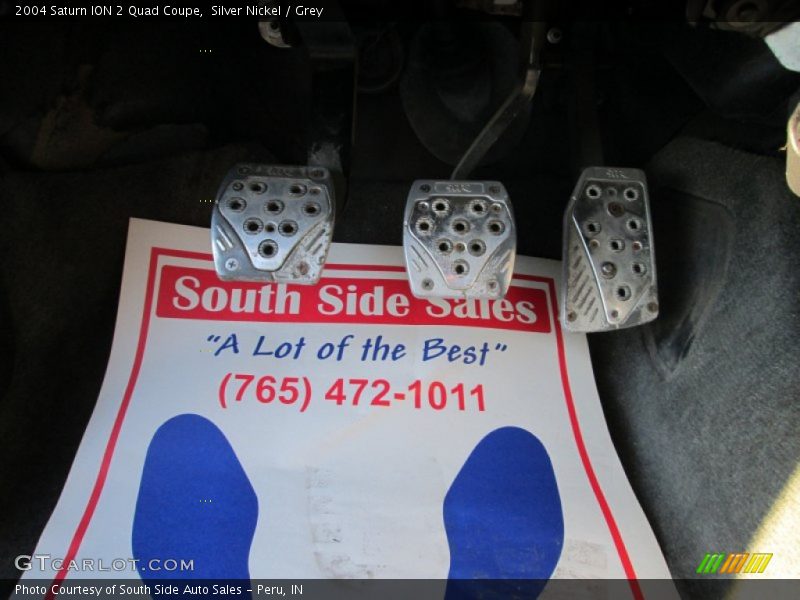 Silver Nickel / Grey 2004 Saturn ION 2 Quad Coupe