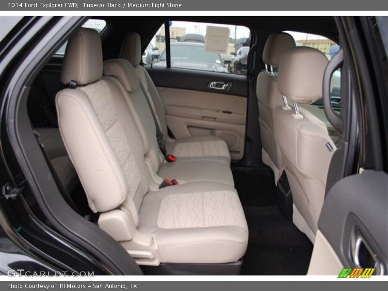 Tuxedo Black / Medium Light Stone 2014 Ford Explorer FWD