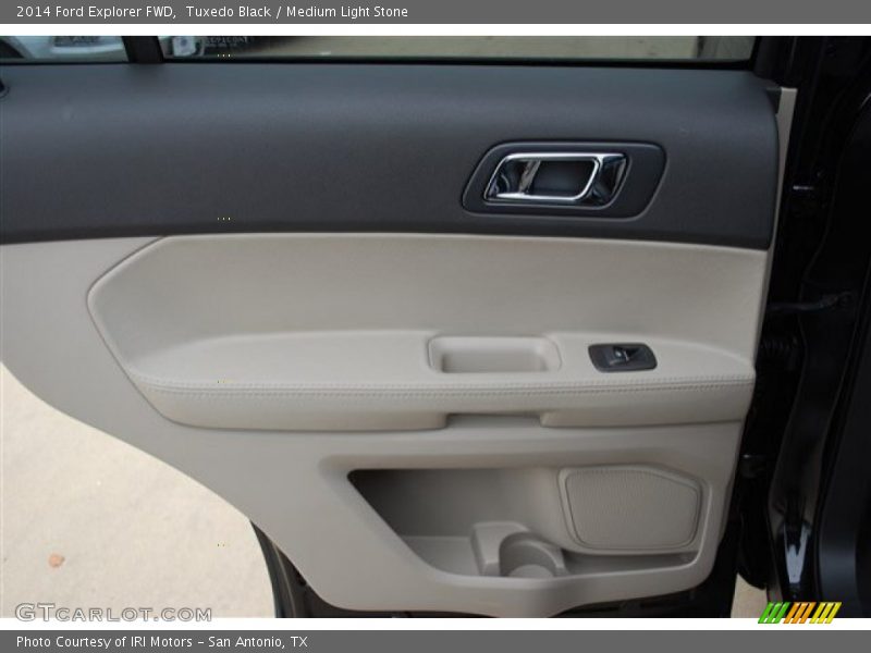 Tuxedo Black / Medium Light Stone 2014 Ford Explorer FWD