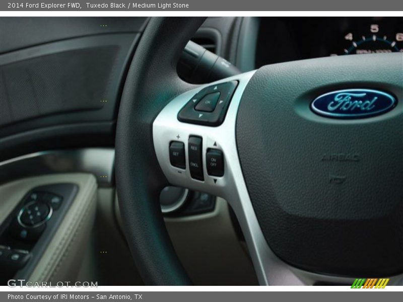 Tuxedo Black / Medium Light Stone 2014 Ford Explorer FWD