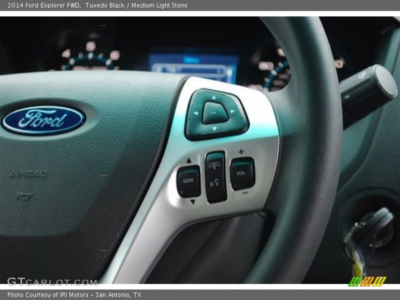 Tuxedo Black / Medium Light Stone 2014 Ford Explorer FWD