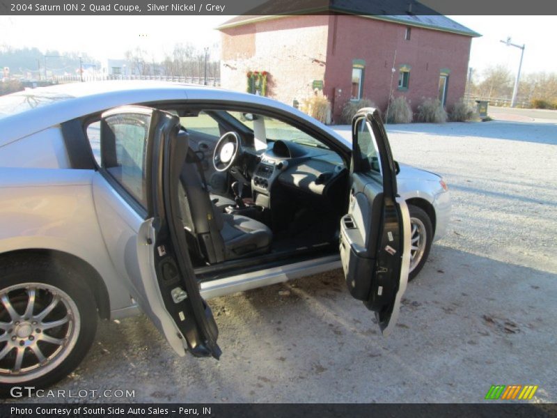 Silver Nickel / Grey 2004 Saturn ION 2 Quad Coupe