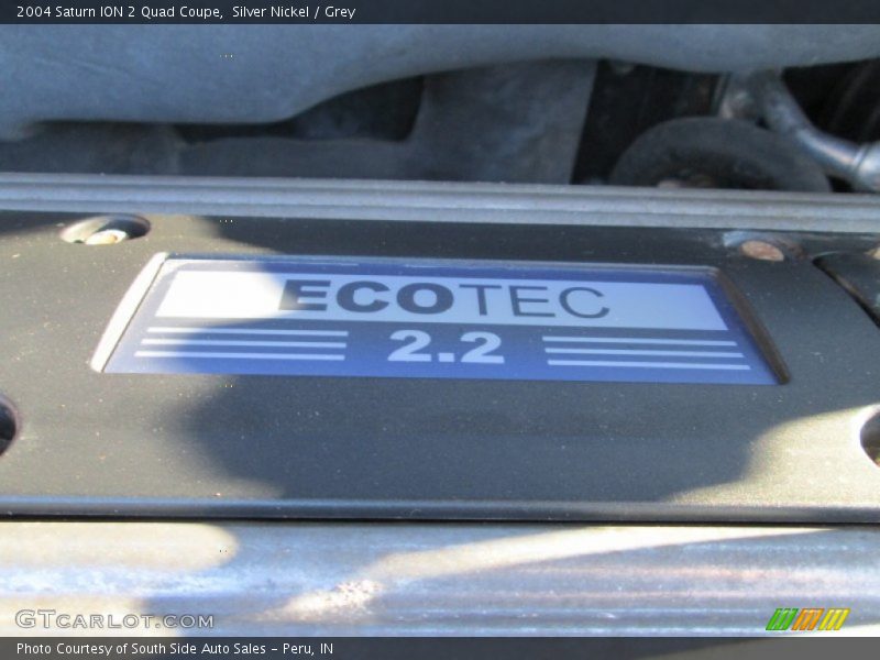 Silver Nickel / Grey 2004 Saturn ION 2 Quad Coupe