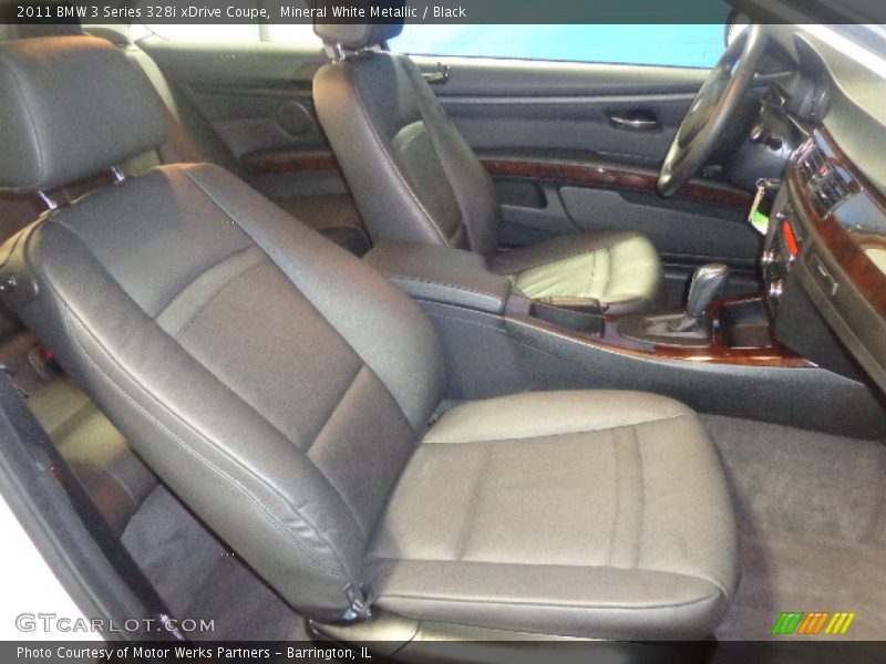Mineral White Metallic / Black 2011 BMW 3 Series 328i xDrive Coupe