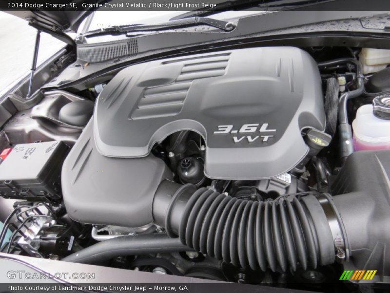 Granite Crystal Metallic / Black/Light Frost Beige 2014 Dodge Charger SE