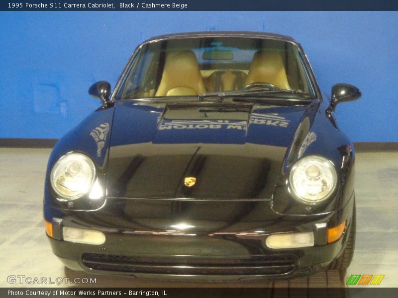 Black / Cashmere Beige 1995 Porsche 911 Carrera Cabriolet