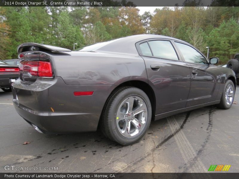 Granite Crystal Metallic / Black 2014 Dodge Charger SE