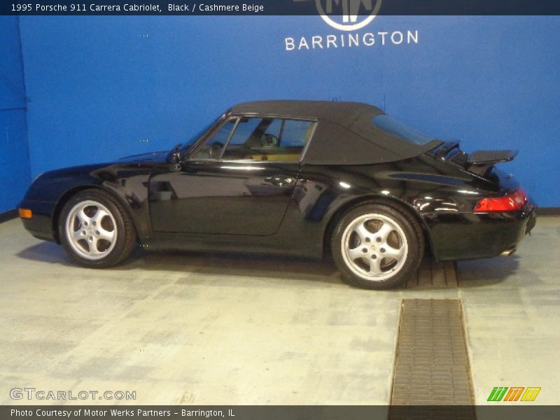 Black / Cashmere Beige 1995 Porsche 911 Carrera Cabriolet
