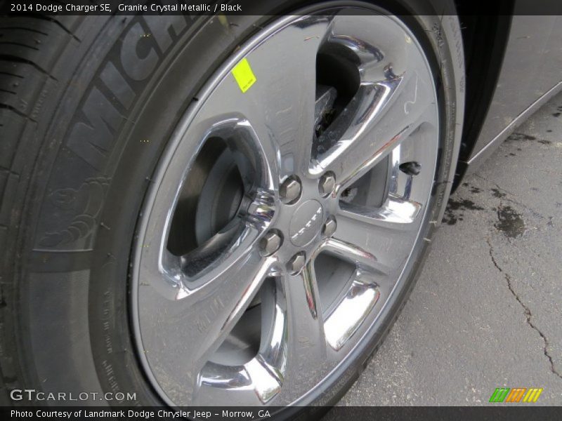 Granite Crystal Metallic / Black 2014 Dodge Charger SE