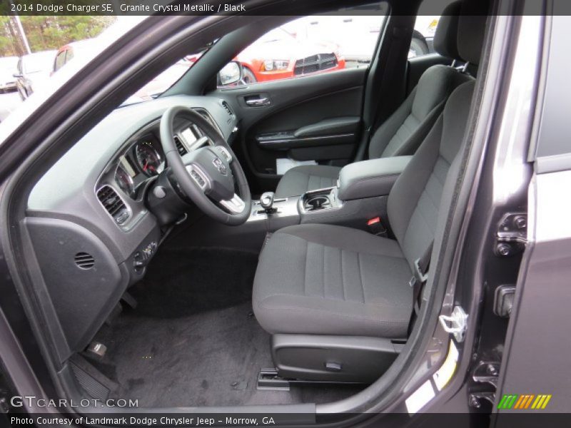 Granite Crystal Metallic / Black 2014 Dodge Charger SE