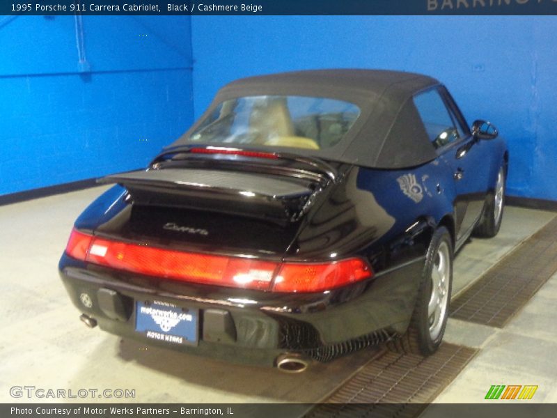 Black / Cashmere Beige 1995 Porsche 911 Carrera Cabriolet