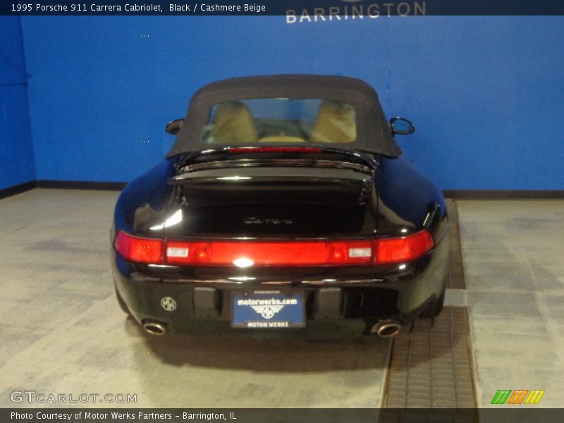 Black / Cashmere Beige 1995 Porsche 911 Carrera Cabriolet