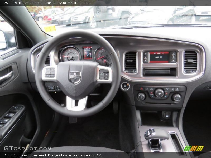 Granite Crystal Metallic / Black 2014 Dodge Charger SE
