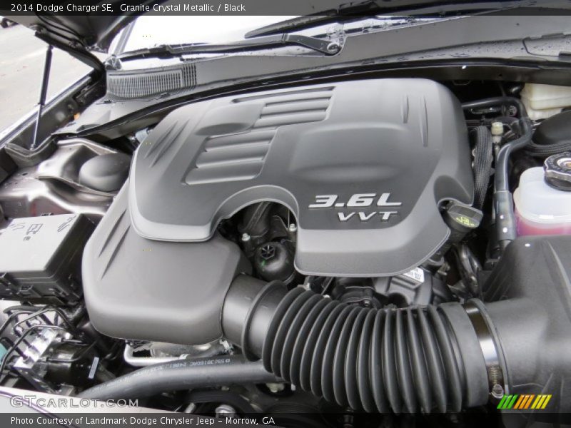 Granite Crystal Metallic / Black 2014 Dodge Charger SE