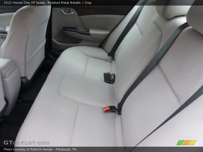 Polished Metal Metallic / Gray 2013 Honda Civic HF Sedan