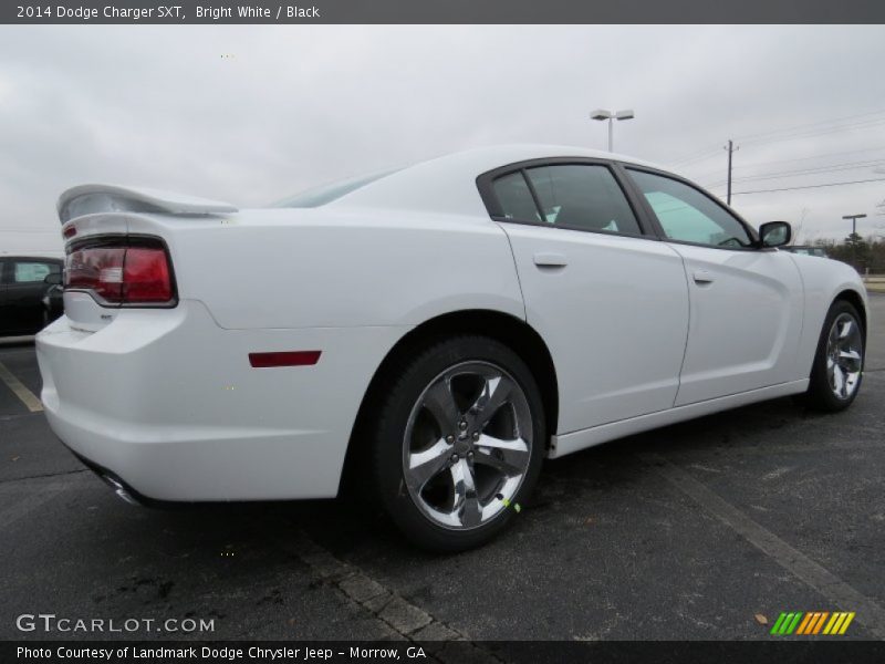 Bright White / Black 2014 Dodge Charger SXT