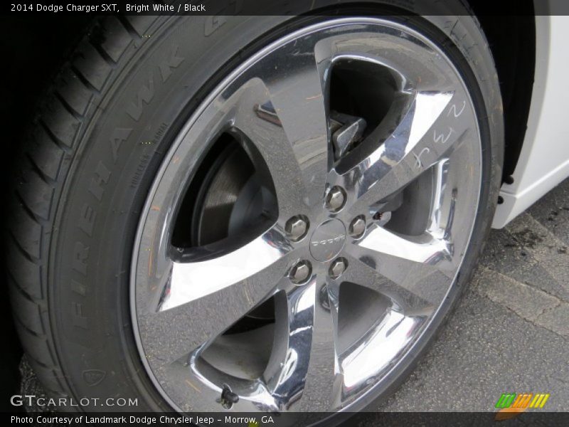 Bright White / Black 2014 Dodge Charger SXT