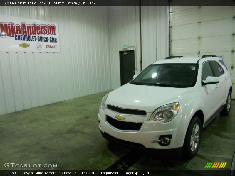 Summit White / Jet Black 2014 Chevrolet Equinox LT