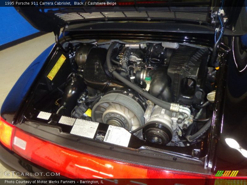 Black / Cashmere Beige 1995 Porsche 911 Carrera Cabriolet