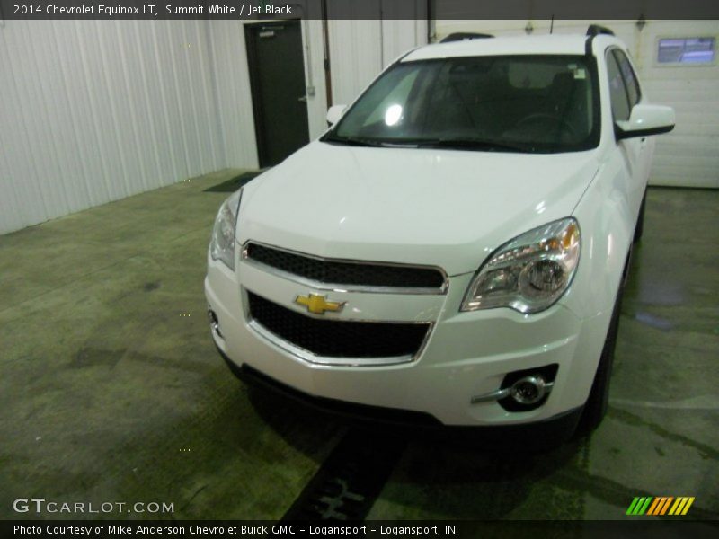 Summit White / Jet Black 2014 Chevrolet Equinox LT
