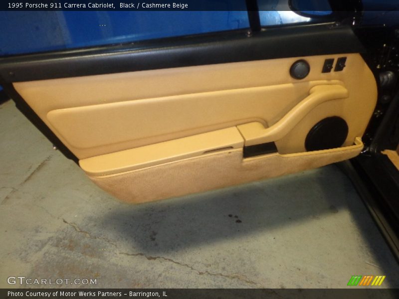 Black / Cashmere Beige 1995 Porsche 911 Carrera Cabriolet
