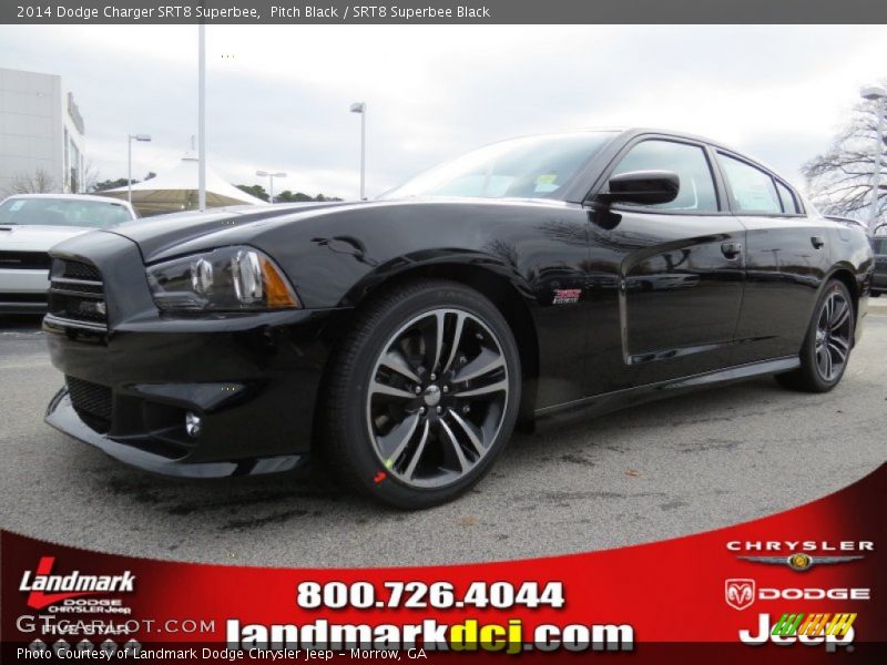 Pitch Black / SRT8 Superbee Black 2014 Dodge Charger SRT8 Superbee