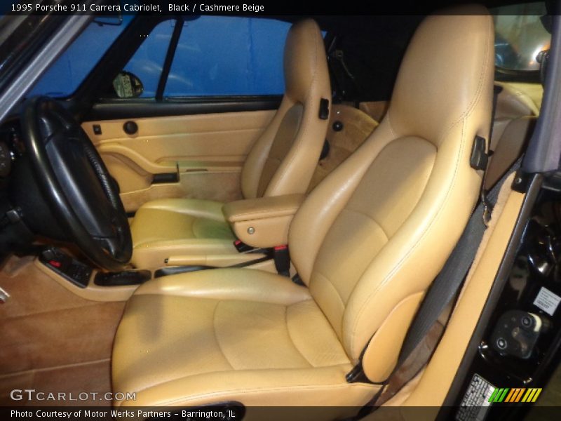 Black / Cashmere Beige 1995 Porsche 911 Carrera Cabriolet