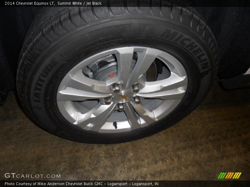 Summit White / Jet Black 2014 Chevrolet Equinox LT