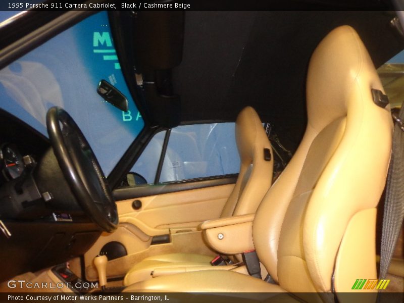 Black / Cashmere Beige 1995 Porsche 911 Carrera Cabriolet