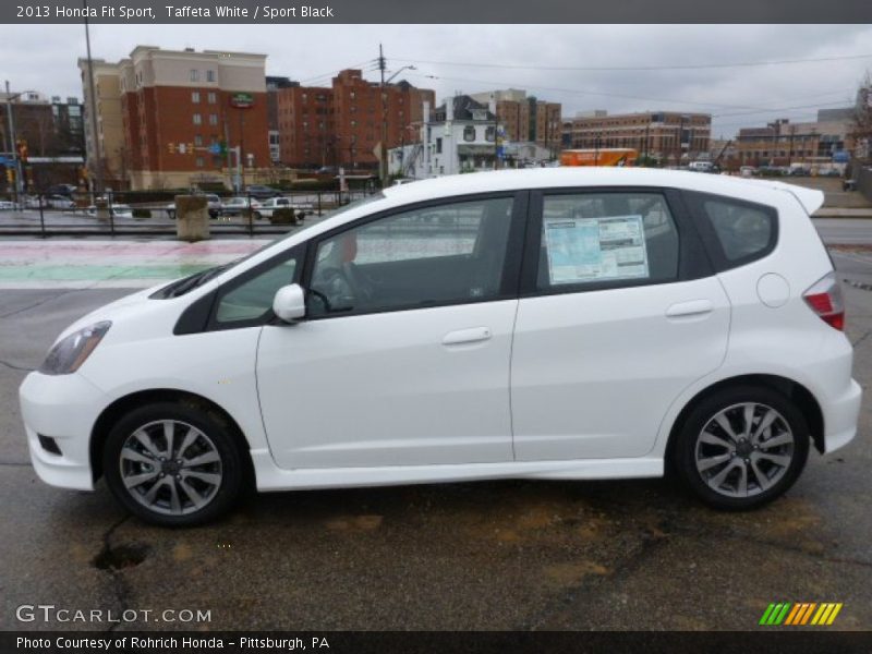 Taffeta White / Sport Black 2013 Honda Fit Sport