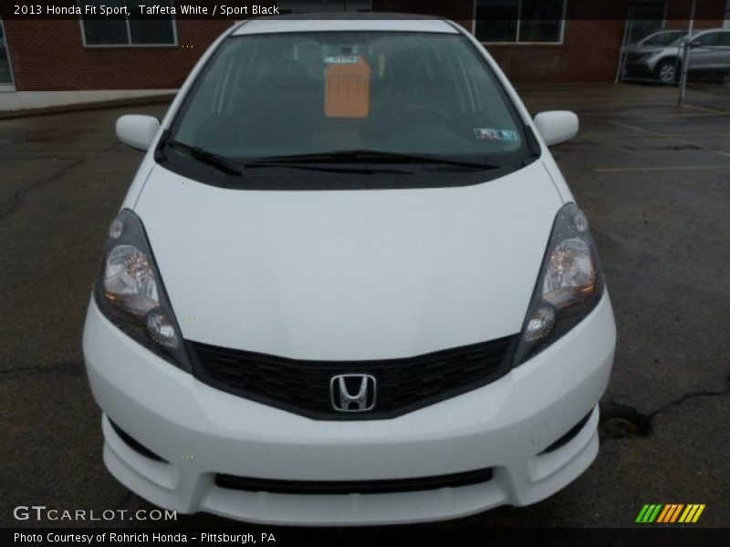 Taffeta White / Sport Black 2013 Honda Fit Sport