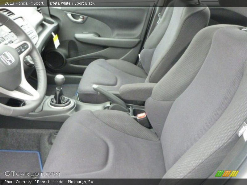 Taffeta White / Sport Black 2013 Honda Fit Sport