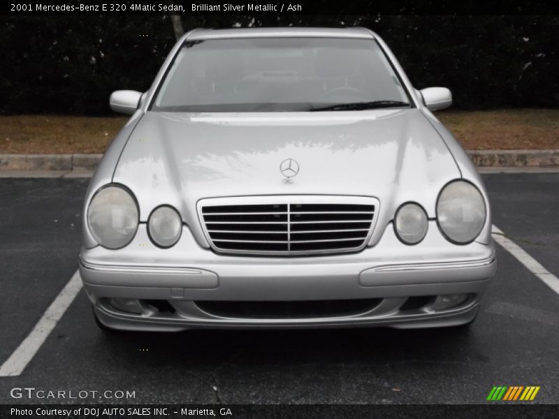 Brilliant Silver Metallic / Ash 2001 Mercedes-Benz E 320 4Matic Sedan