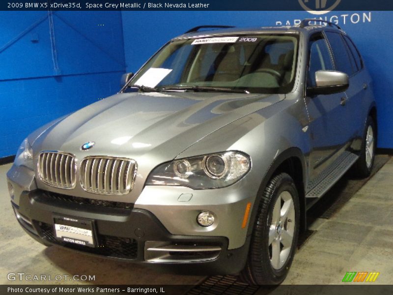Space Grey Metallic / Black Nevada Leather 2009 BMW X5 xDrive35d