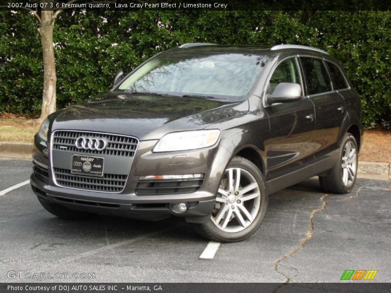 Lava Gray Pearl Effect / Limestone Grey 2007 Audi Q7 3.6 Premium quattro