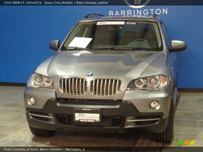 Space Grey Metallic / Black Nevada Leather 2009 BMW X5 xDrive35d