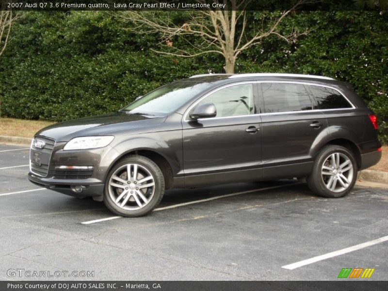 Lava Gray Pearl Effect / Limestone Grey 2007 Audi Q7 3.6 Premium quattro