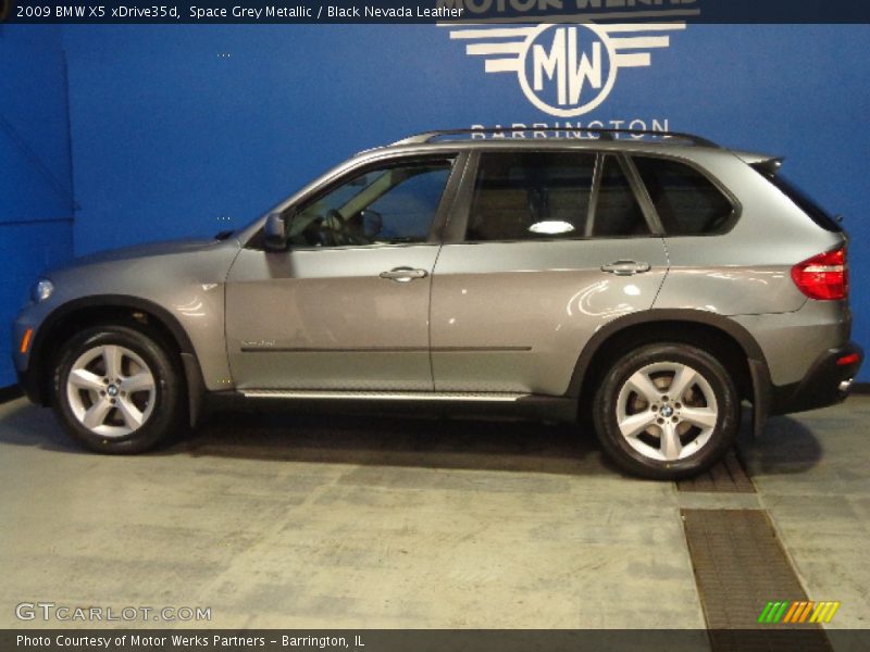 Space Grey Metallic / Black Nevada Leather 2009 BMW X5 xDrive35d