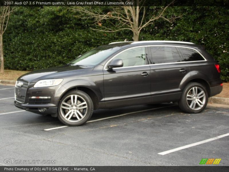 Lava Gray Pearl Effect / Limestone Grey 2007 Audi Q7 3.6 Premium quattro