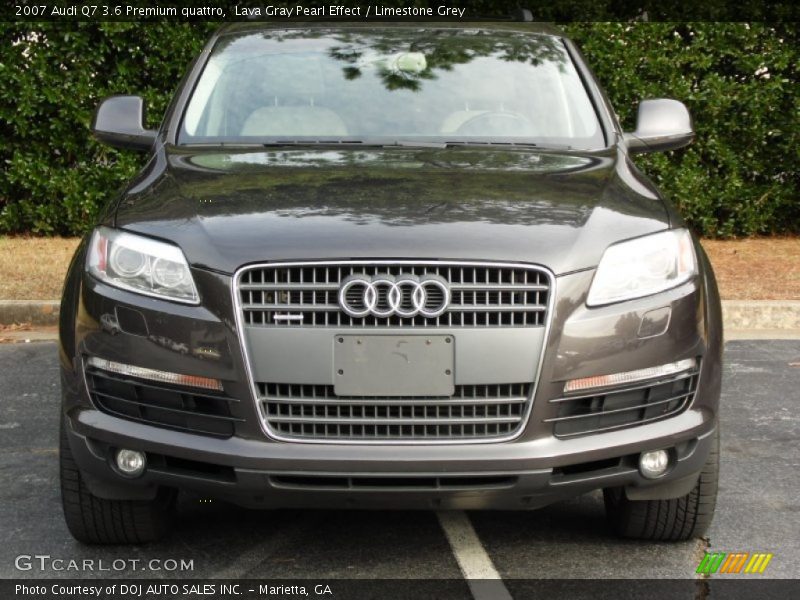 Lava Gray Pearl Effect / Limestone Grey 2007 Audi Q7 3.6 Premium quattro