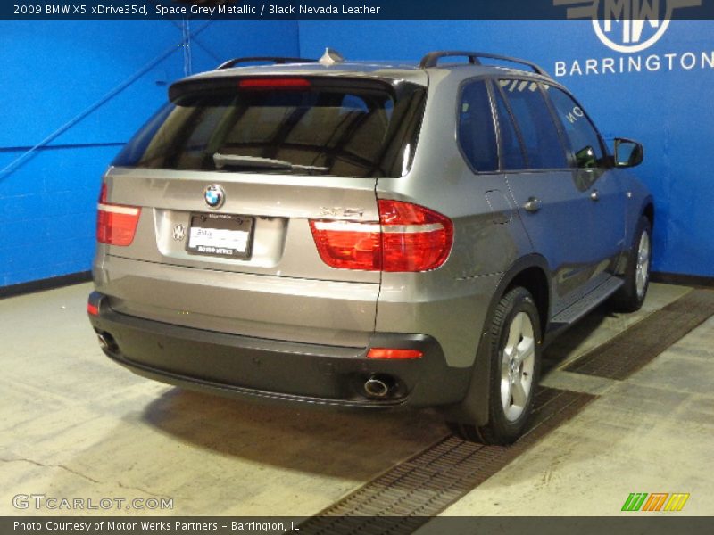 Space Grey Metallic / Black Nevada Leather 2009 BMW X5 xDrive35d