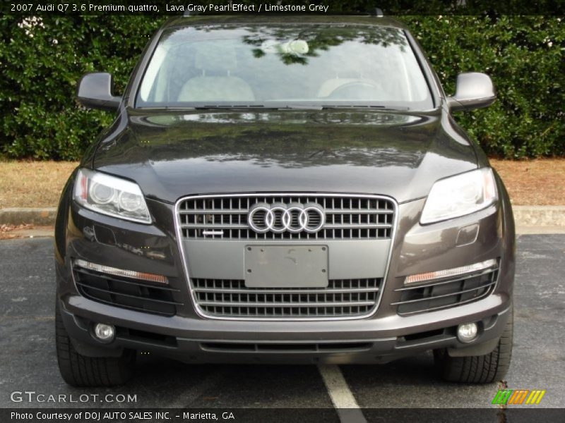 Lava Gray Pearl Effect / Limestone Grey 2007 Audi Q7 3.6 Premium quattro