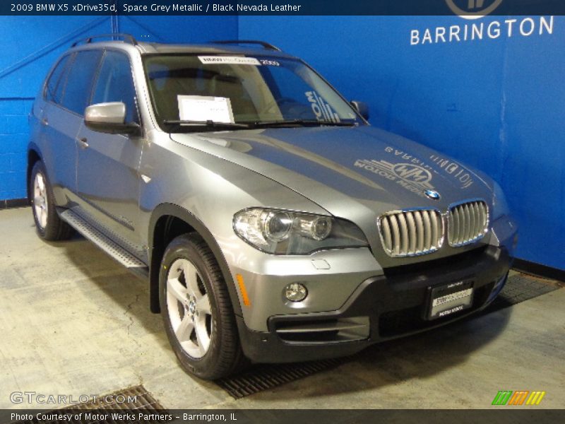 Space Grey Metallic / Black Nevada Leather 2009 BMW X5 xDrive35d