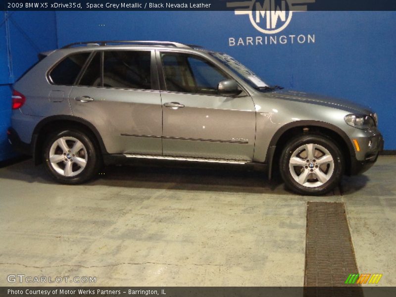 Space Grey Metallic / Black Nevada Leather 2009 BMW X5 xDrive35d