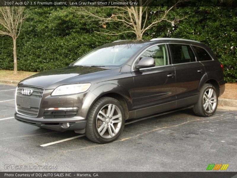 Lava Gray Pearl Effect / Limestone Grey 2007 Audi Q7 3.6 Premium quattro