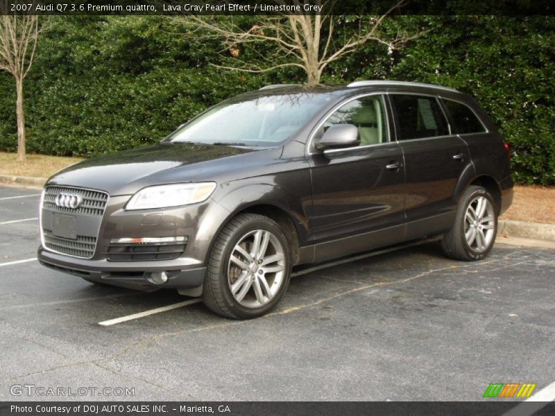 Lava Gray Pearl Effect / Limestone Grey 2007 Audi Q7 3.6 Premium quattro