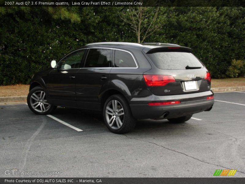 Lava Gray Pearl Effect / Limestone Grey 2007 Audi Q7 3.6 Premium quattro